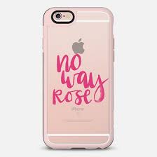 no way rose phone case