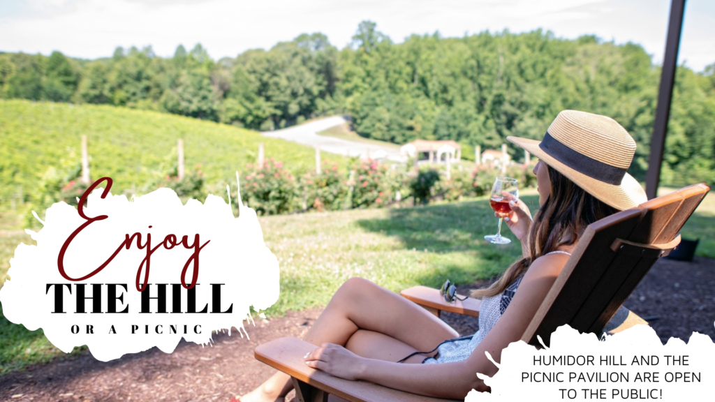 Humidor Hill & Picnic Pavilion are Open! Potomac Point Winery