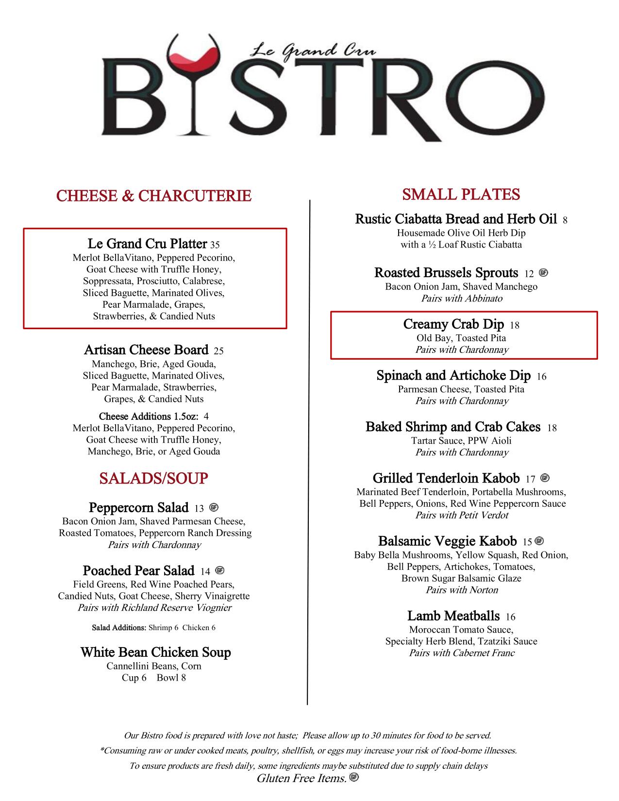 Bistro Potomac Point Winery