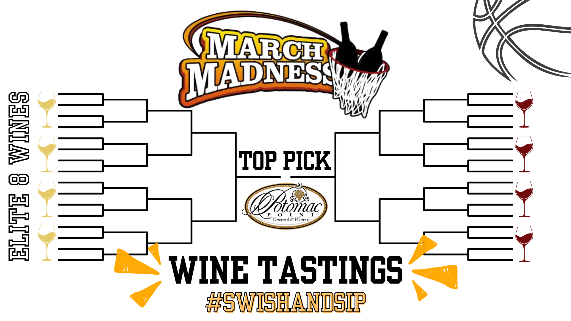 March Madness Wine Tasting Experience Potomac Point Winery