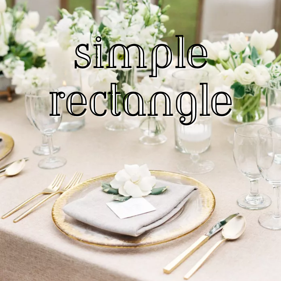 Simple Rectangle Napkin Fold