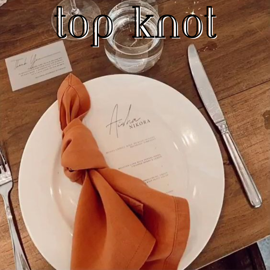 Top Knot Napkin